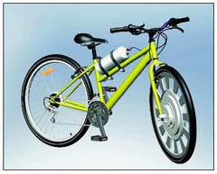 velo à moteur pneumatique